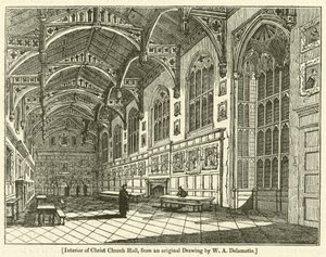 Interior del Salón de la Iglesia de Cristo de William Alfred Delamotte