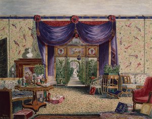 La sala china en Middleton Park, Oxfordshire de William Alfred Delamotte