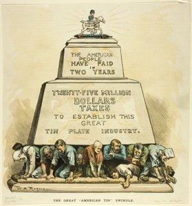 La gran estafa americana del estaño de William Allen Rogers