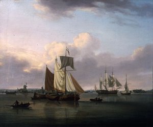 Embarcaciones en Deptford de William Anderson