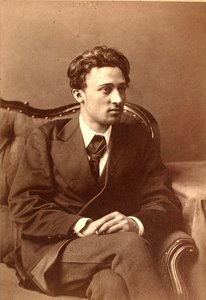 Retrato del autor Vsevolod Mikhailovich Garshin de William Andreevich Carrick