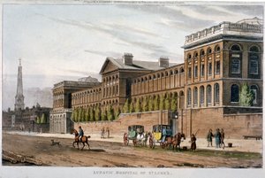 Hospital de San Lucas, Old Street, Finsbury, Londres, 1815
