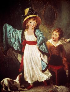 Les enfants deguises Pintura de William Artaud (1763-1823) Siglo XIX Sol. 0,51x0,41 m París, Musee Cognacq Jay. de William Artaud