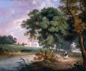 Vista de una casa en Irlanda de William Ashford
