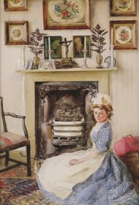 Negrociando la rejilla de la chimenea, 1907 de William B. E. Rankin