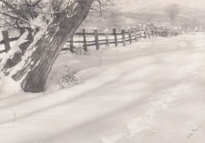 Sendero en la nieve de William B. Post