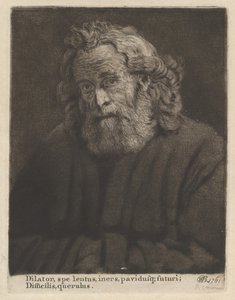 Viejo con una larga barba de William Baillie