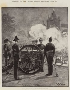 Apertura del Puente de la Torre, sábado, 30 de junio de William Barnes Wollen