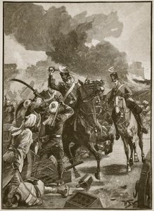 Thackwell en Sobraon, 1846, ilustración de 