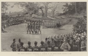 La expedición Ashanti, ocupación de Coomassie por las tropas británicas, 17 de enero de 1896