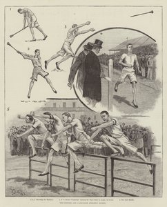 Los deportes atléticos de Oxford y Cambridge de William Barnes Wollen