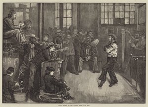 Después de la cena en el Hogar de los Marineros, East End de William Bazett Murray