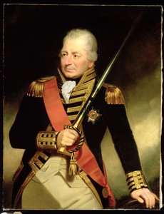 Retrato de John Jervis (1735-1823) Primer Conde de St. Vincent, c.1805 de William Beechey