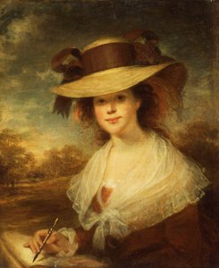 Retrato de Lady Beechley, la Esposa del Artista de William Beechey