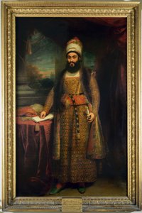 Retrato de Mirza Abul Hassan, Embajador Persa (1785-1880) Enviado por el Rey de Persia a Inglaterra, 1809 de William Beechey