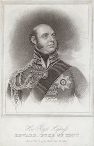 Retrato del Príncipe Eduardo; Duque de Kent y Strathearn de William Beechey