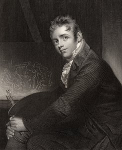 Sir David Wilkie, grabado por H. Robinson, de 