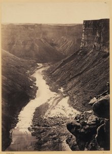 Grand Cañon, río Colorado, cerca de Paria Creek, mirando al oeste