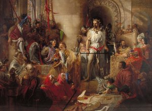 El juicio de Sir William Wallace en Westminster de William Bell Scott