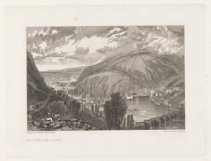 Looe Este y Oeste, Cornualles de William Bernard Cooke