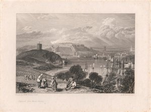 Plymouth desde Mount Batten de William Bernard Cooke