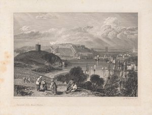 Plymouth, con el monte Batten de William Bernard Cooke