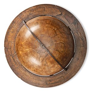 Globo terráqueo inglés temprano, c.1673 de William Berry