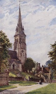 Iglesia de Edensor, Chatsworth de William Biscombe Gardner