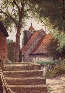 Iglesia de San Martín, Canterbury (litografía en color)