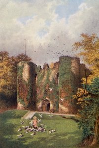 Castillo de Tonbridge (litografía en color) de William Biscombe Gardner