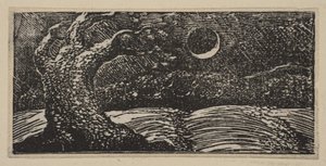 Árboles Destrozados y Cultivos Aplastados, de las Pastorales de Virgilio de Thornton de William Blake