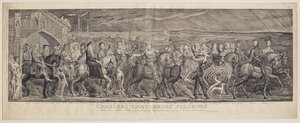 Los peregrinos de Canterbury de Chaucer de William Blake