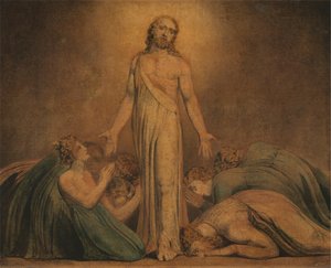 Aparición de Cristo a los Apóstoles tras la Resurrección de William Blake