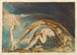 Sueño de Thiralatha (de América, placa cancelada d) de William Blake