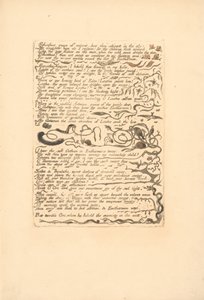Europa. Una Profecía, Lámina 16, Ethinthus reina de las aguas . . . .  (Bentley 17) de William Blake