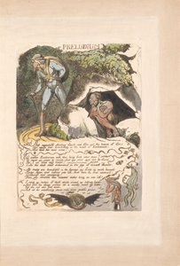 Europa. Una Profecía, Lámina 3, Preludio de William Blake