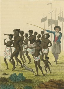 Grupo de personas negras, importadas para ser vendidas como esclavos, 1793