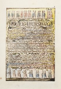 Jueves Santo, 1789 de William Blake