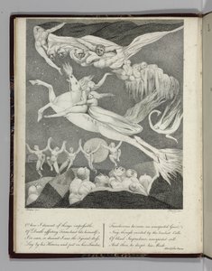 Ilustración para "Leonora, un cuento" de Gottfreid Augustus Bürger, grabado por Perry, 1796 de William Blake