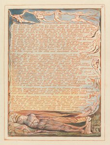 Jerusalén, Placa 19, Sus hijos exiliados de su pecho... de William Blake
