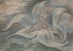 Jerusalén, lámina 28, prueba de impresión de William Blake