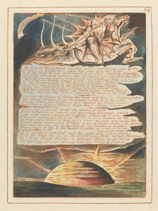 Jerusalén, lámina 39, Por los guardianes de Satanás... de William Blake