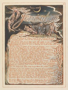 Jerusalén, Placa 4, Jerusalén, Capítulo 1... de William Blake