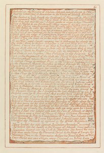 Jerusalén, lámina 61, He aquí - en las visiones de Elohim Jehová... de William Blake