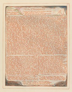 Jerusalén, Lámina 77, A los Cristianos.... de William Blake