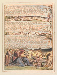 Jerusalén, Lámina 9, Condensó sus Emanaciones.... de William Blake
