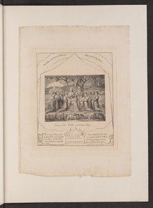 Job y su familia de William Blake