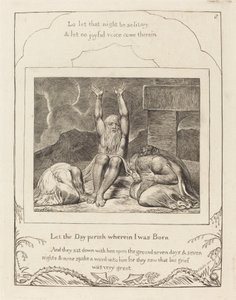La desesperación de Job de William Blake
