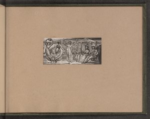 Menalcas observando a las mujeres bailar de William Blake