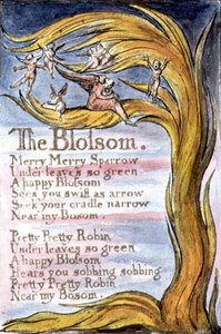 La flor: placa 10 de Canciones de Inocencia y de Experiencia (copia R) c.1802-08 de William Blake